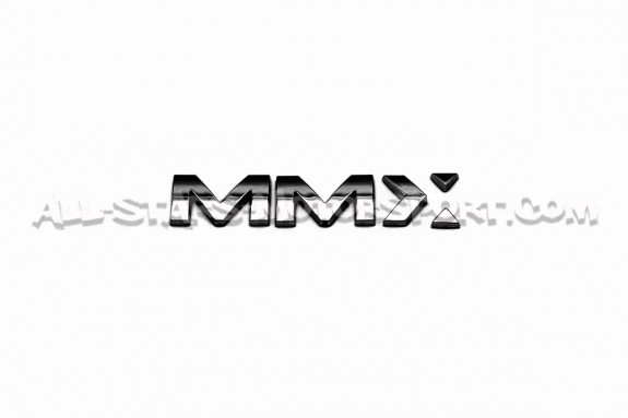 Black or Chrome MMX Adhesive Badge