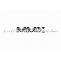 Black or Chrome MMX Adhesive Badge