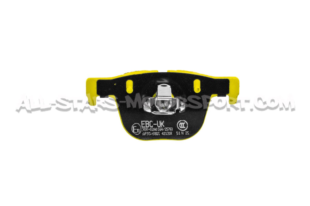 Plaquettes de frein arrieres EBC Yellow Stuff pour BMW 335i / 340i ...