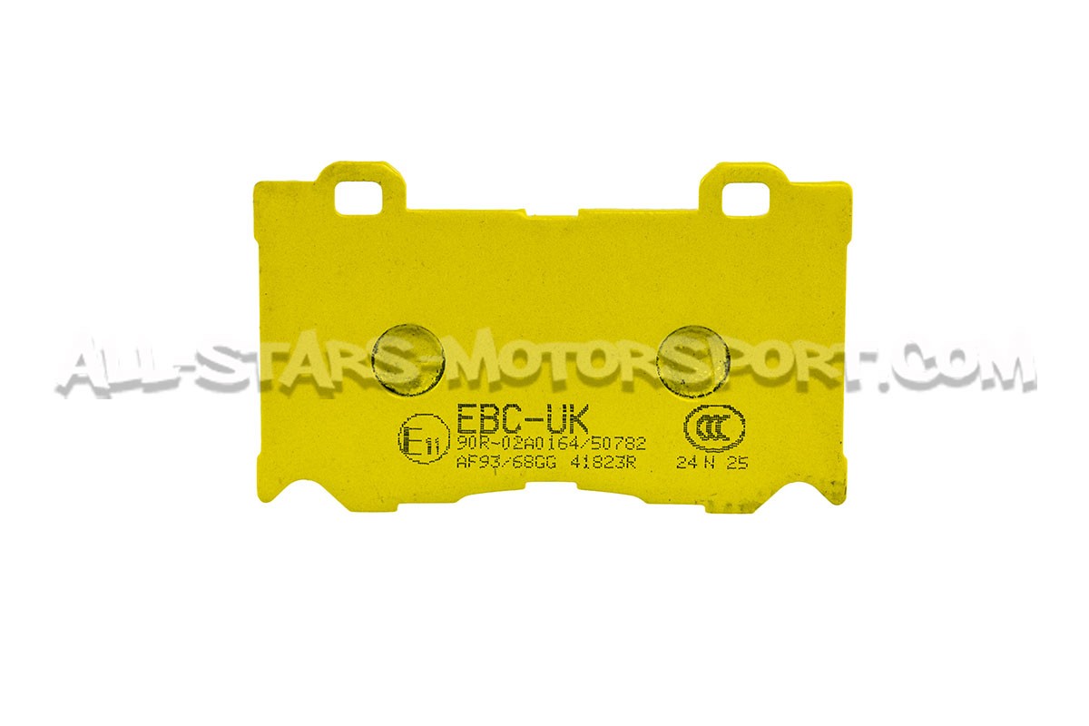 Plaquettes de frein avants EBC Yellow Stuff pour Nissan 370Z