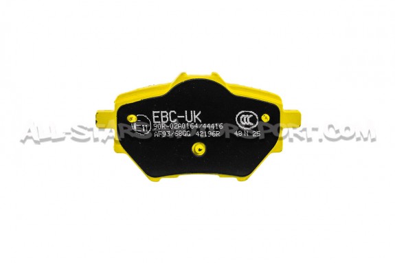 Pastillas de freno traseras EBC Yellow Stuff para Peugeot 308 GTI