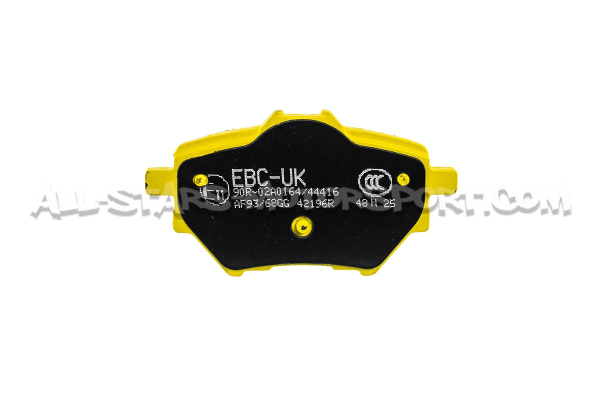Peugeot 308 GTI EBC Yellow Stuff Rear Brake Pads