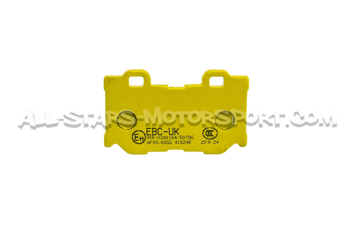 Pastillas de freno traseras EBC Yellow Stuff para Nissan 370Z