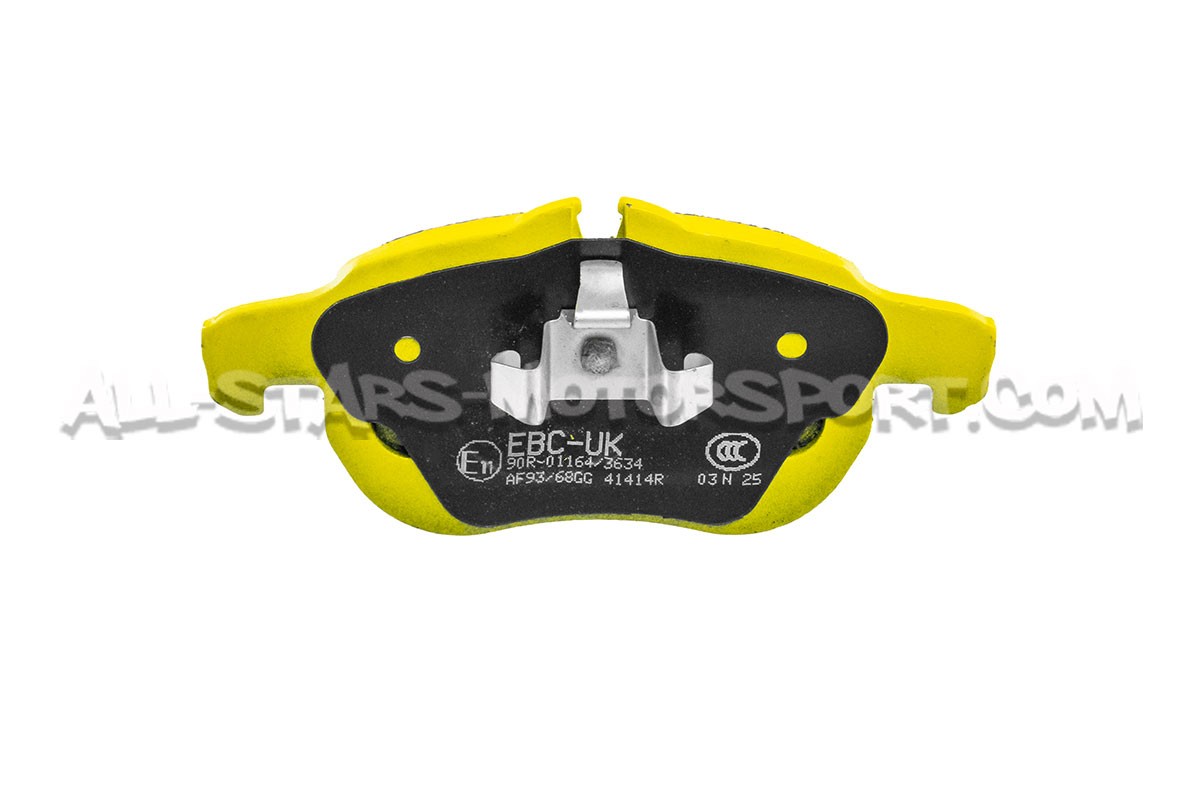 Plaquettes de frein avant EBC Yellow Stuff pour Opel Astra H OPC