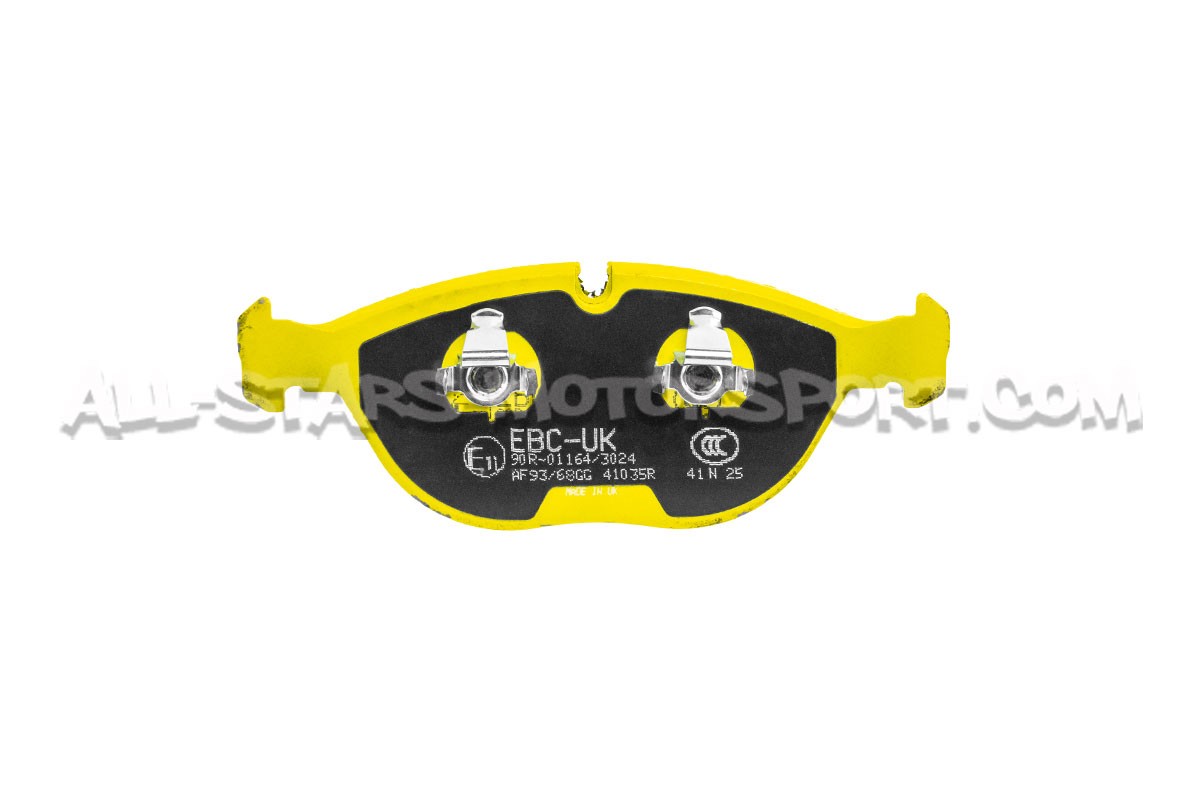 Plaquettes de frein avant EBC Yellow Stuff pour Audi RS4 B5 / Golf ...