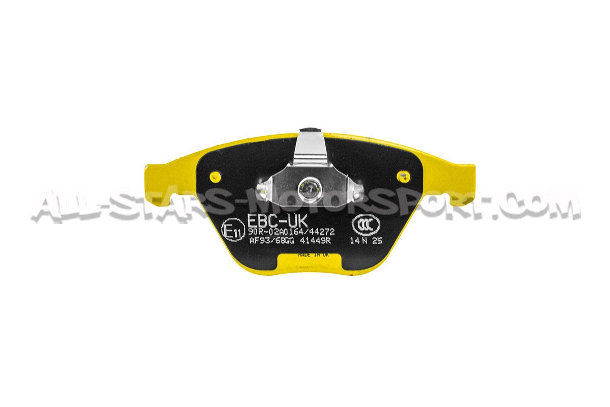 Plaquettes de frein avants EBC Yellow Stuff pour BMW M3 E9x et 1M E...
