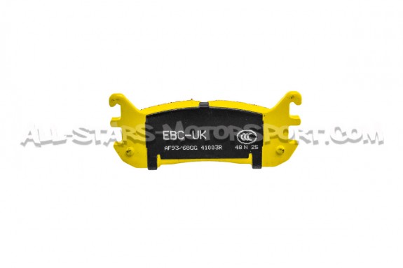 Plaquettes de frein arrieres EBC Yellow Stuff pour Mazda MX5 NB et ...