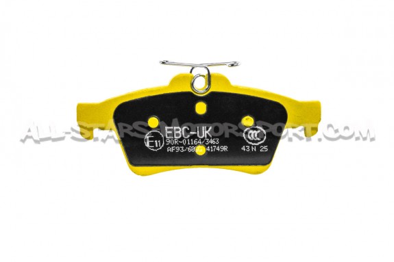 Plaquettes de frein arrieres EBC Yellow Stuff pour Focus 2 ST / Foc...