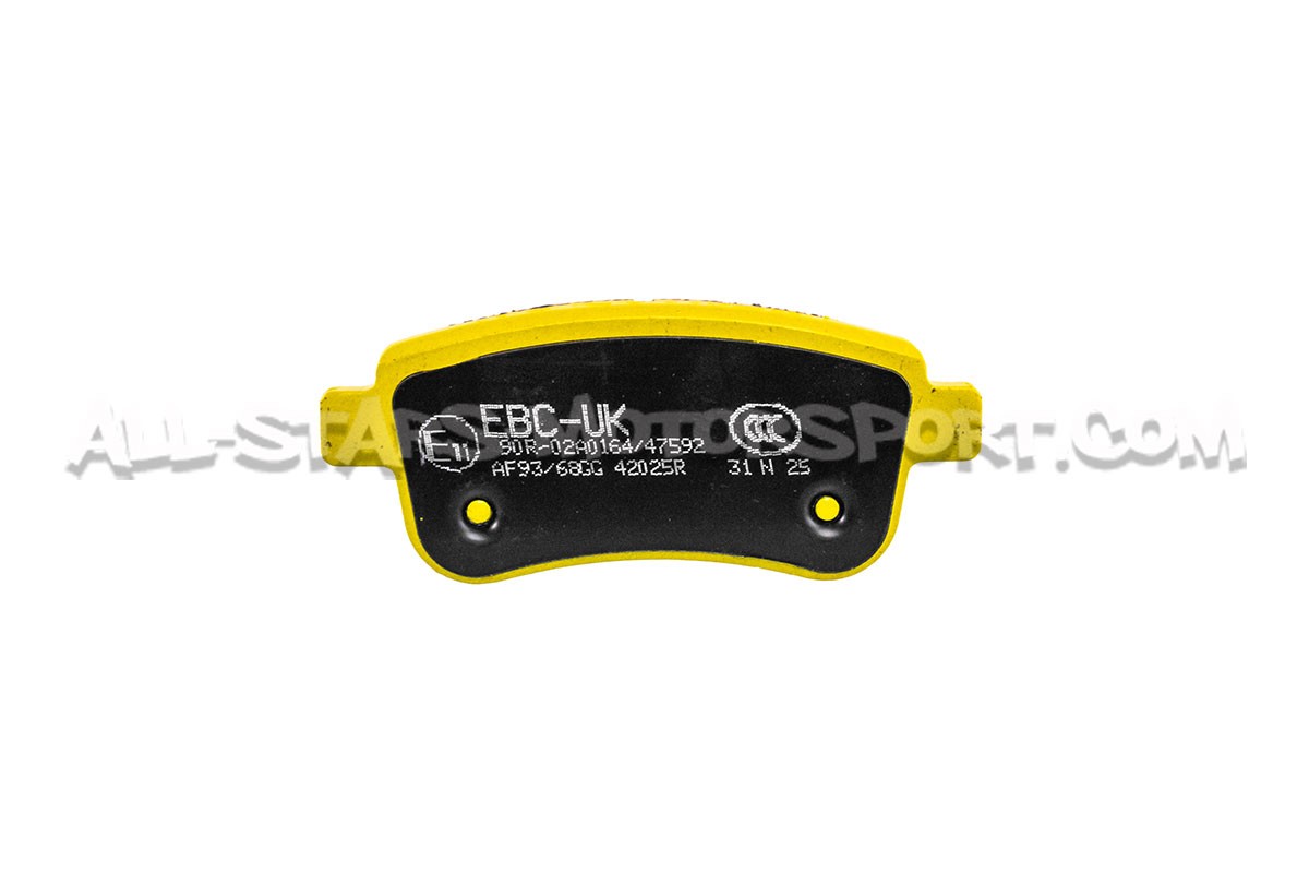 Megane 3 RS EBC Yellow Stuff Rear Brake Pads