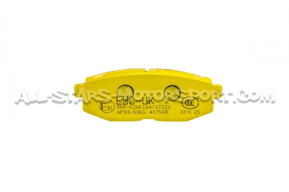 Subaru BRZ ZC6 / Toyota GT86 and GR86 (290mm) EBC Yellow Stuff Rear...