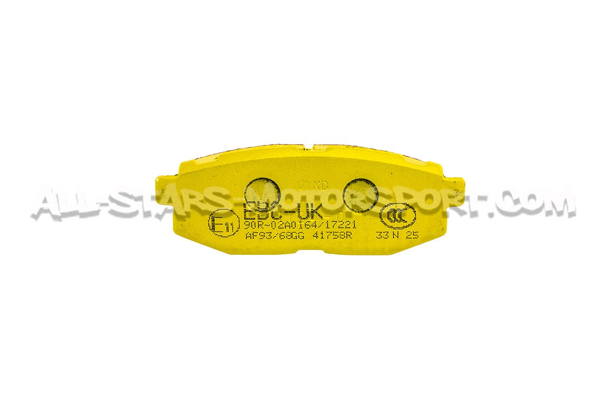 Pastillas de freno traseras EBC Yellow Stuff para Subaru BRZ / Toyo...