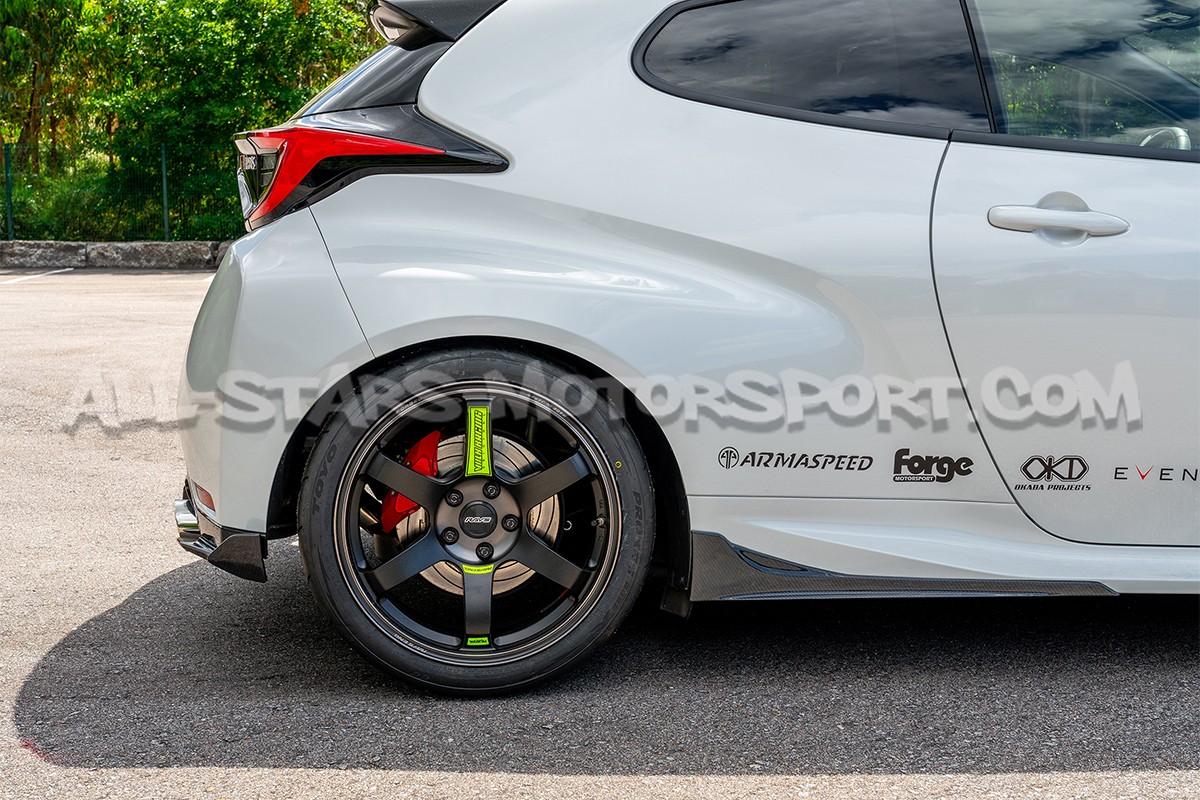 Toyota Yaris GR Armaspeed Carbon Fiber Side Skirts Extensions
