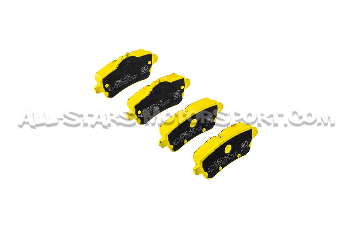 Pastillas de freno traseras EBC Yellow Stuff para Mercedes A45 W176...