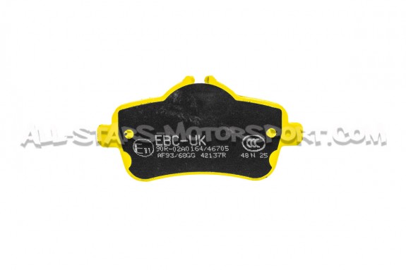 Pastillas de freno traseras EBC Yellow Stuff para Mercedes A45 W176...