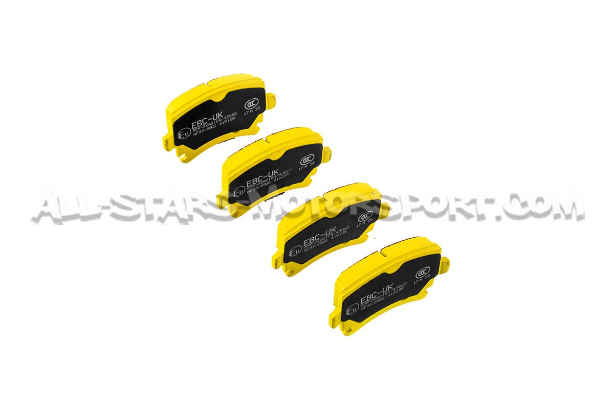 Pastillas de freno traseras EBC Yellow Stuff para Golf 5 GTI R32 / ...