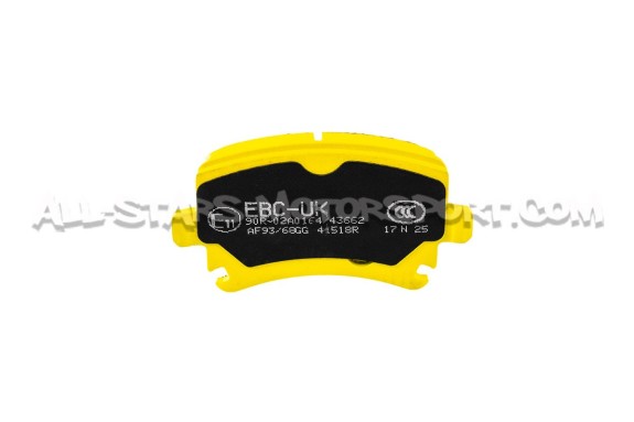 Pastillas de freno traseras EBC Yellow Stuff para Golf 5 GTI R32 / ...