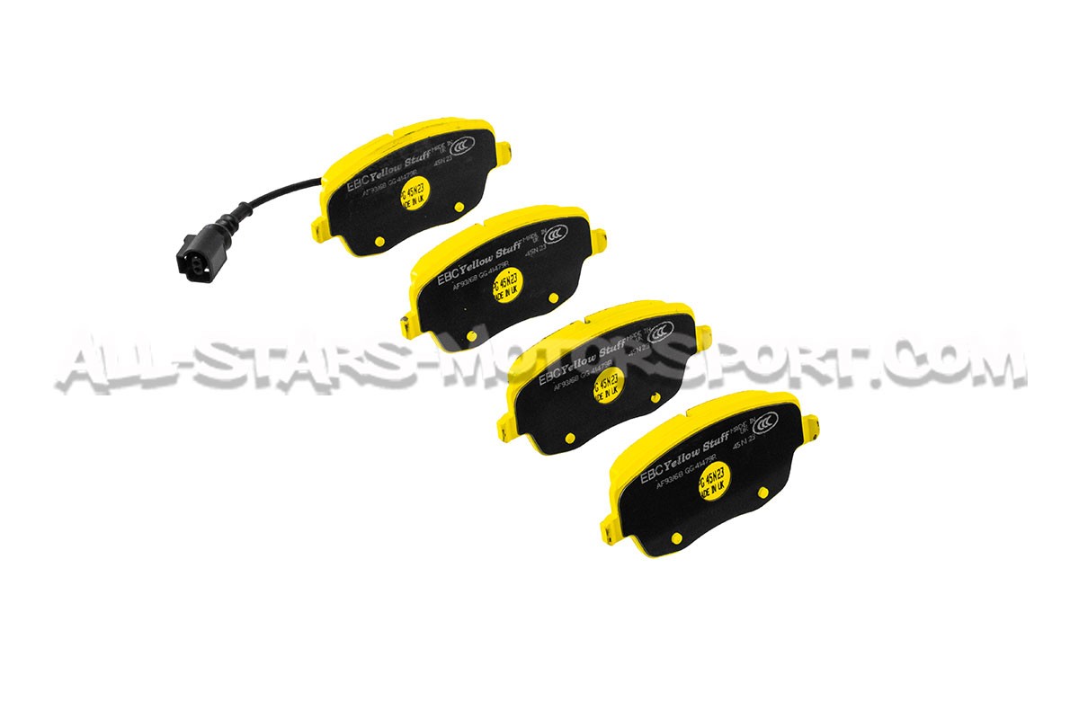 Pastillas de freno delanteras EBC Yellow Stuff para Polo 9N GTI / Fabia 5J vRS