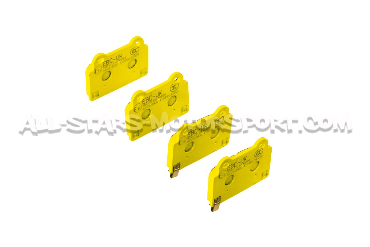 Pastillas de freno traseras EBC Yellow Stuff para Mitsubishi Lancer Evo 10