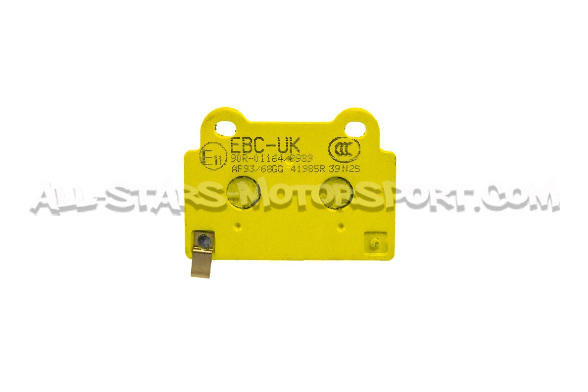 Mitsubishi Lancer Evo 10 Yellow Stuff Rear Brake Pads