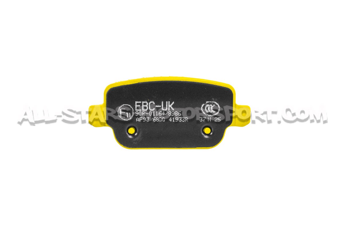 Ford Focus 2 RS EBC Yellow Stuff Rear Brake Pads