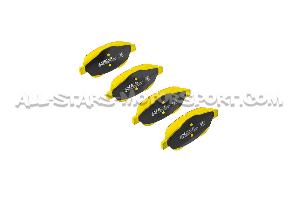 Citroen DS3 1.6 THP (283mm) EBC Yellow Stuff Front Brake Pads