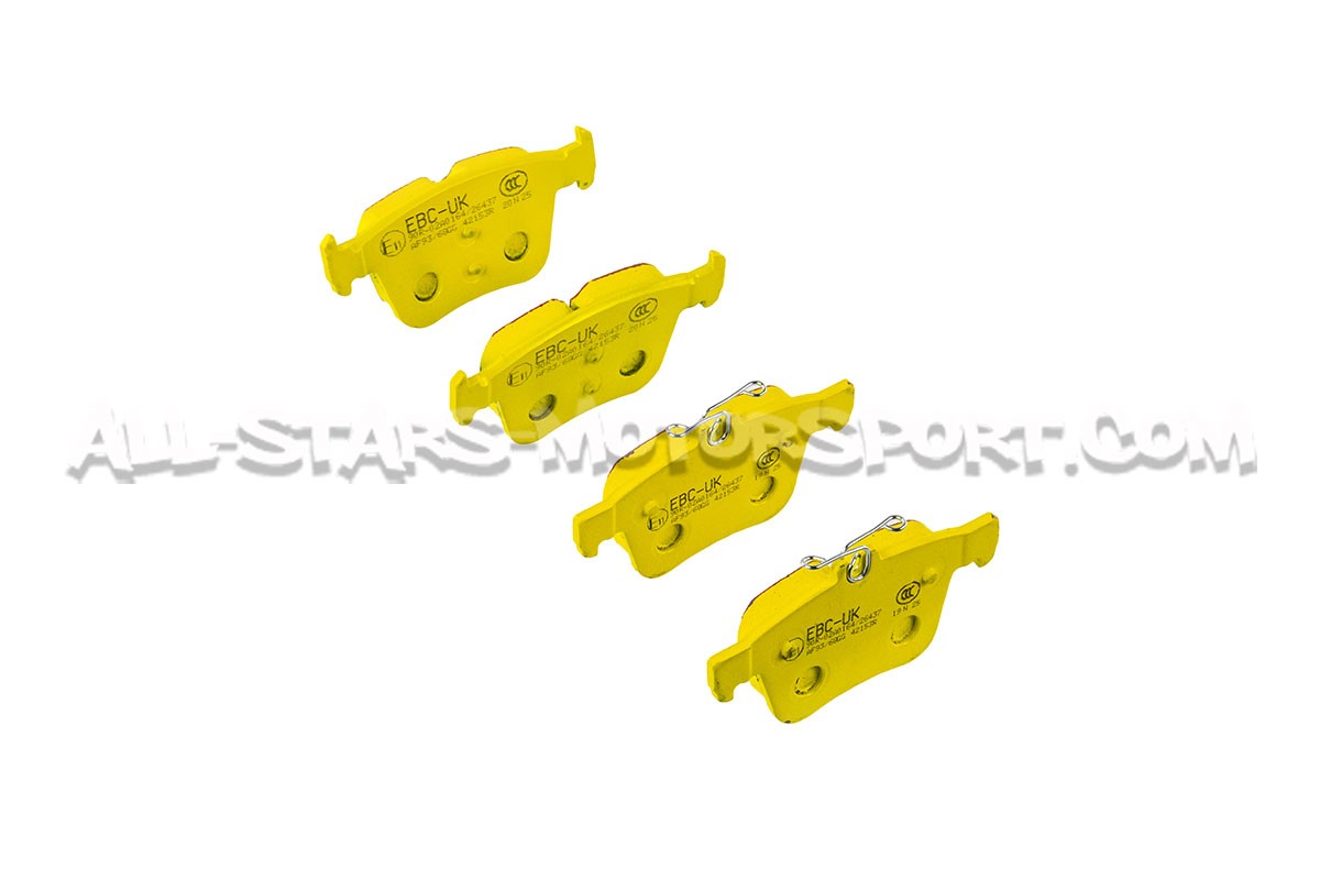 Golf 7 GTI / A3 8V / TT 8S EBC Yellow Stuff Rear Brake Pads