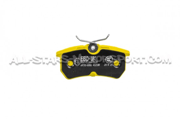 Pastillas de freno traseras EBC Yellow Stuff para Ford Fiesta ST MK7