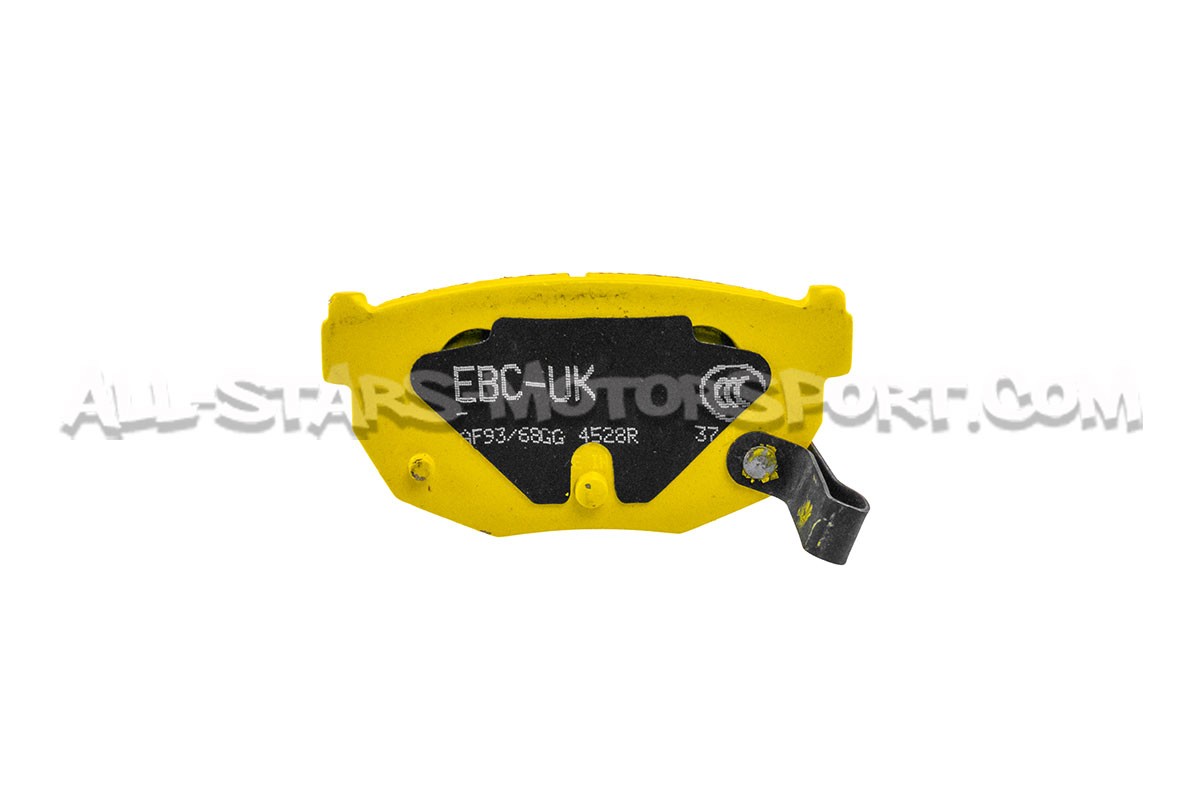 Pastillas de freno traseras EBC Yellow Stuff para Nissan 200sx S13 ...