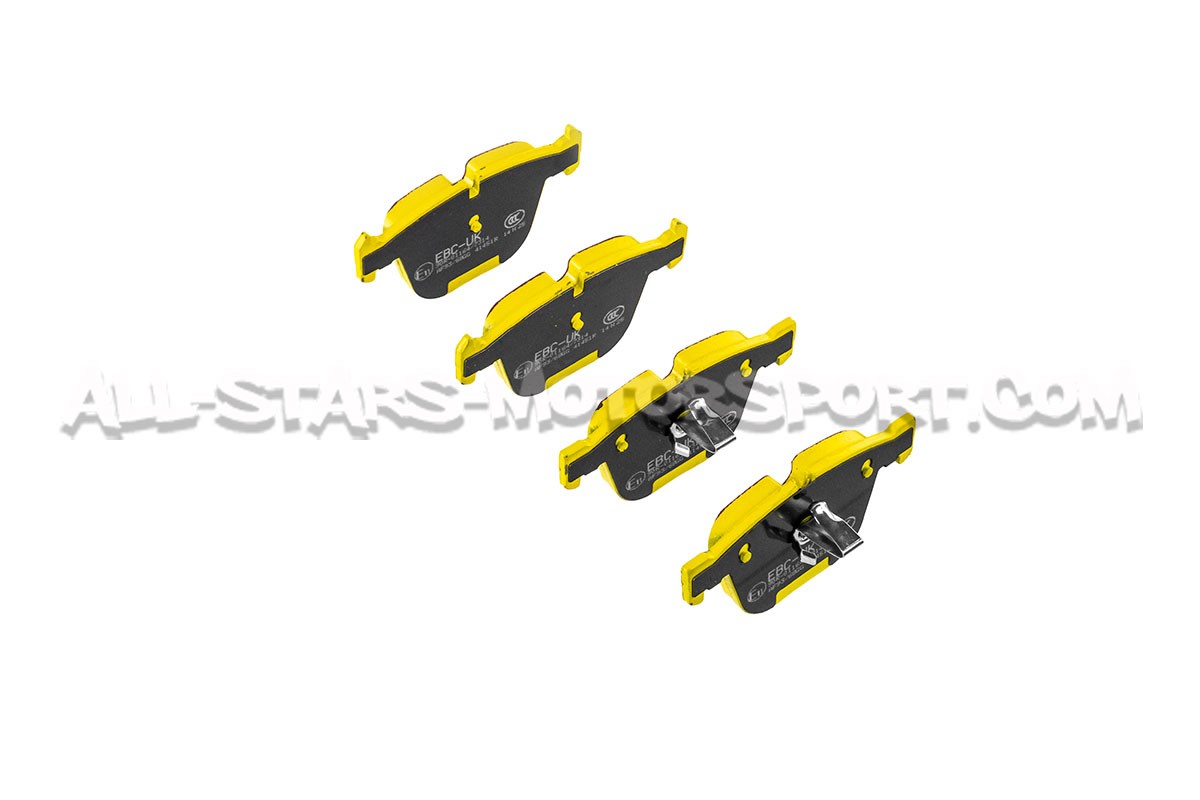 Pastillas de freno traseras EBC Yellow Stuff para BMW 1M / 135i E82 y M3 E9x / M5 E60