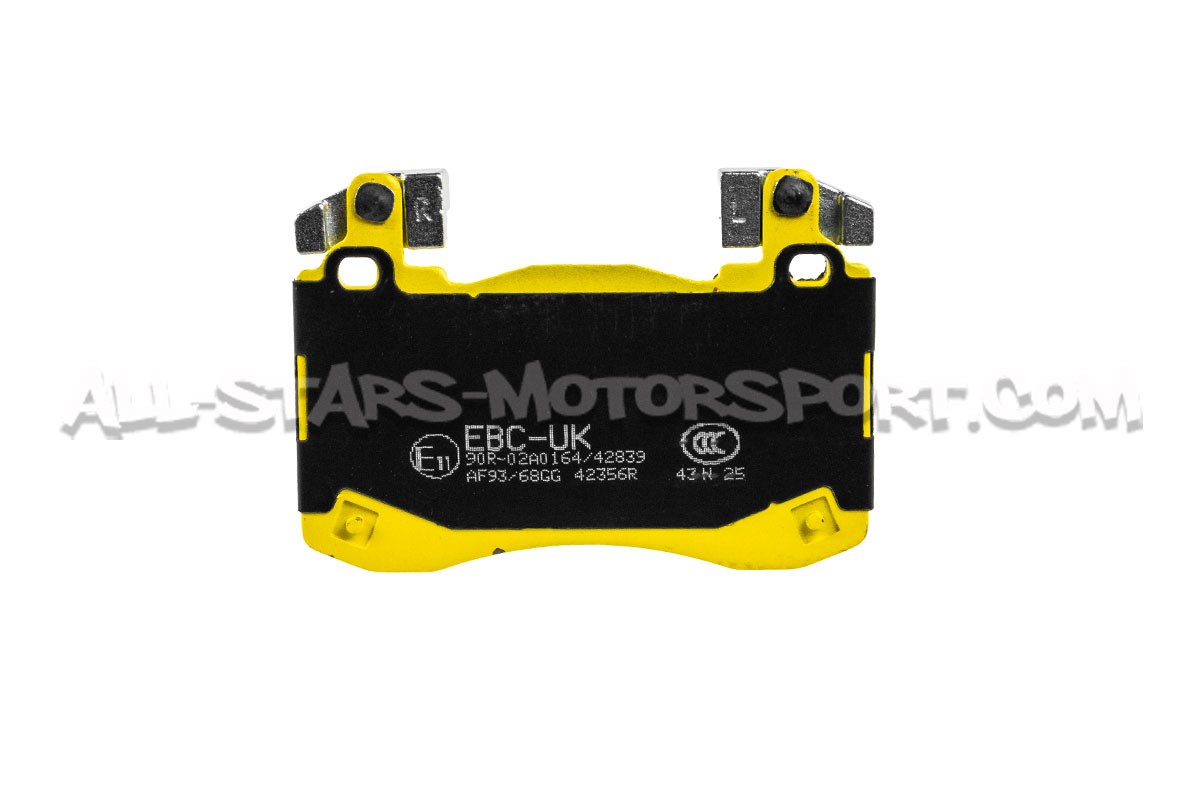 Plaquettes de frein avants EBC Yellow Stuff pour Kia Stinger GT 3.3...
