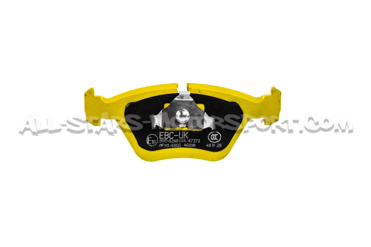 Plaquettes de frein avants EBC Yellow Stuff pour BMW M3 E36 / M3 E46
