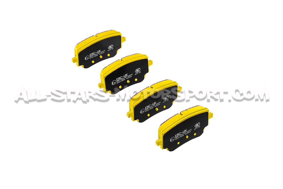 Pastillas de freno traseras EBC Yellow Stuff para Mercedes CLA45 / CLA35 AMG C118 y A45 / A35 AMG W177