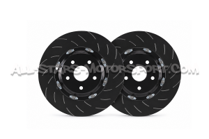 Audi RS4 B7 EBC Swept Grooved Front Floating Brake Discs