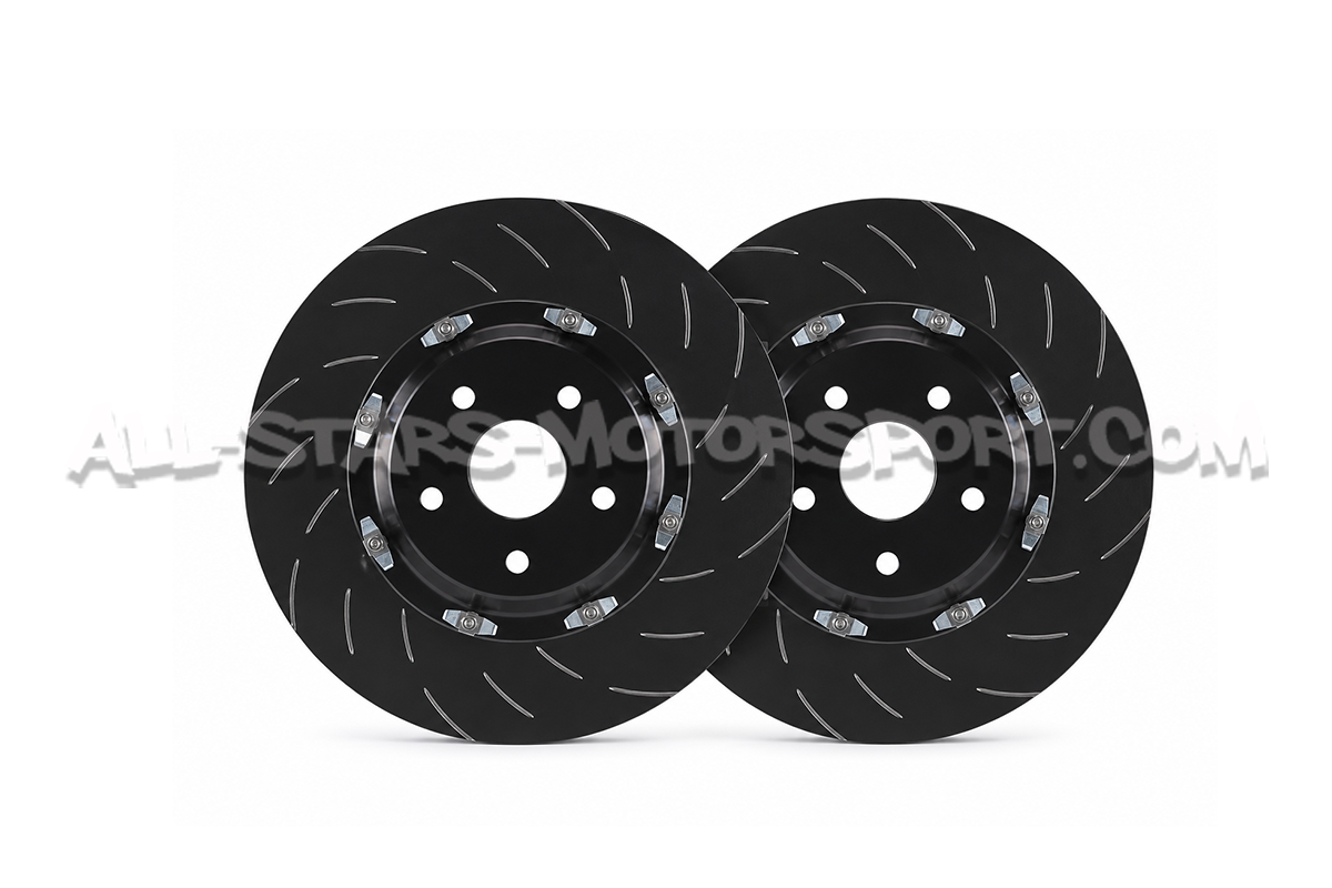 Disques de frein avants flottants EBC Swept Grooved pour Audi RS4 B7