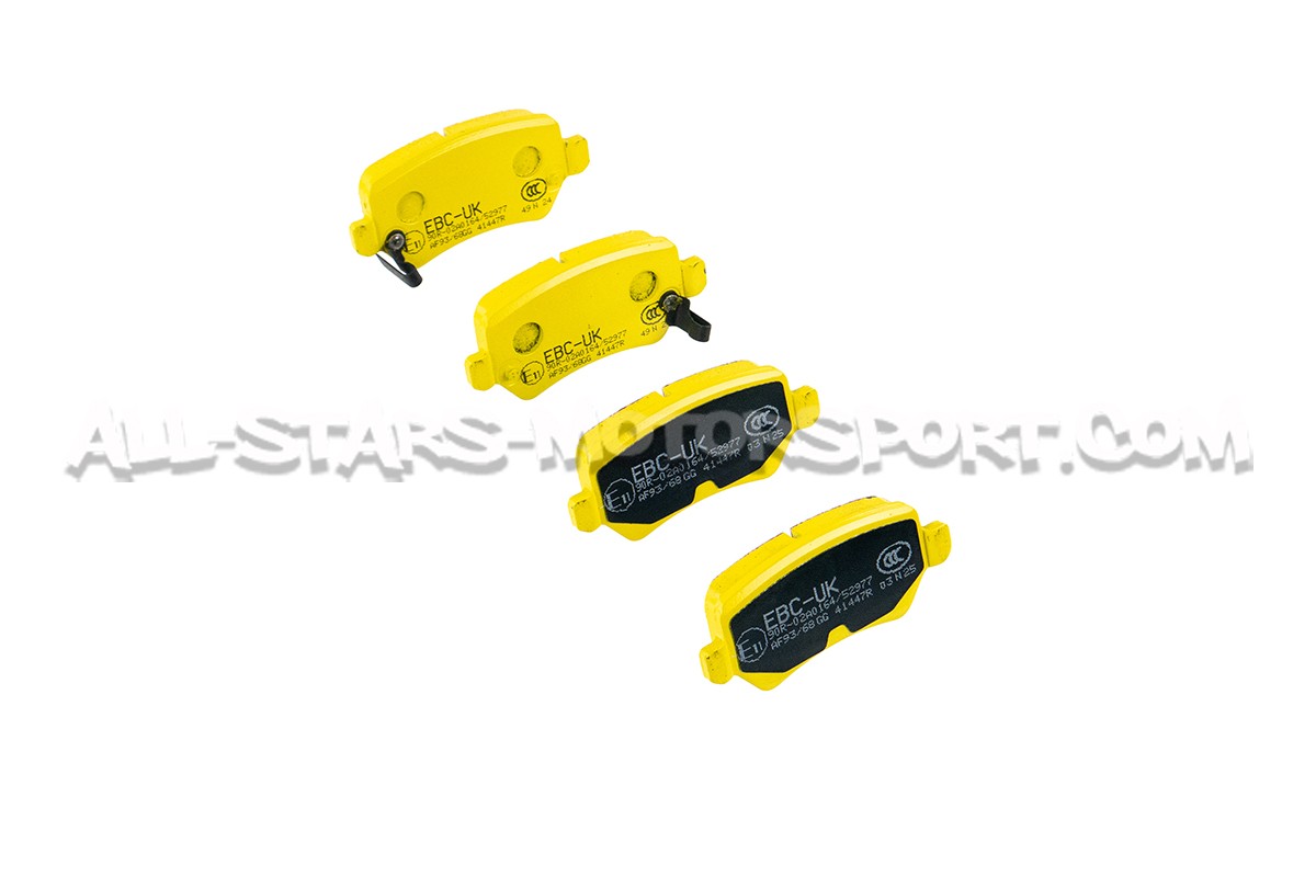 Plaquettes de frein arrieres EBC Yellow Stuff pour Opel Astra H OPC