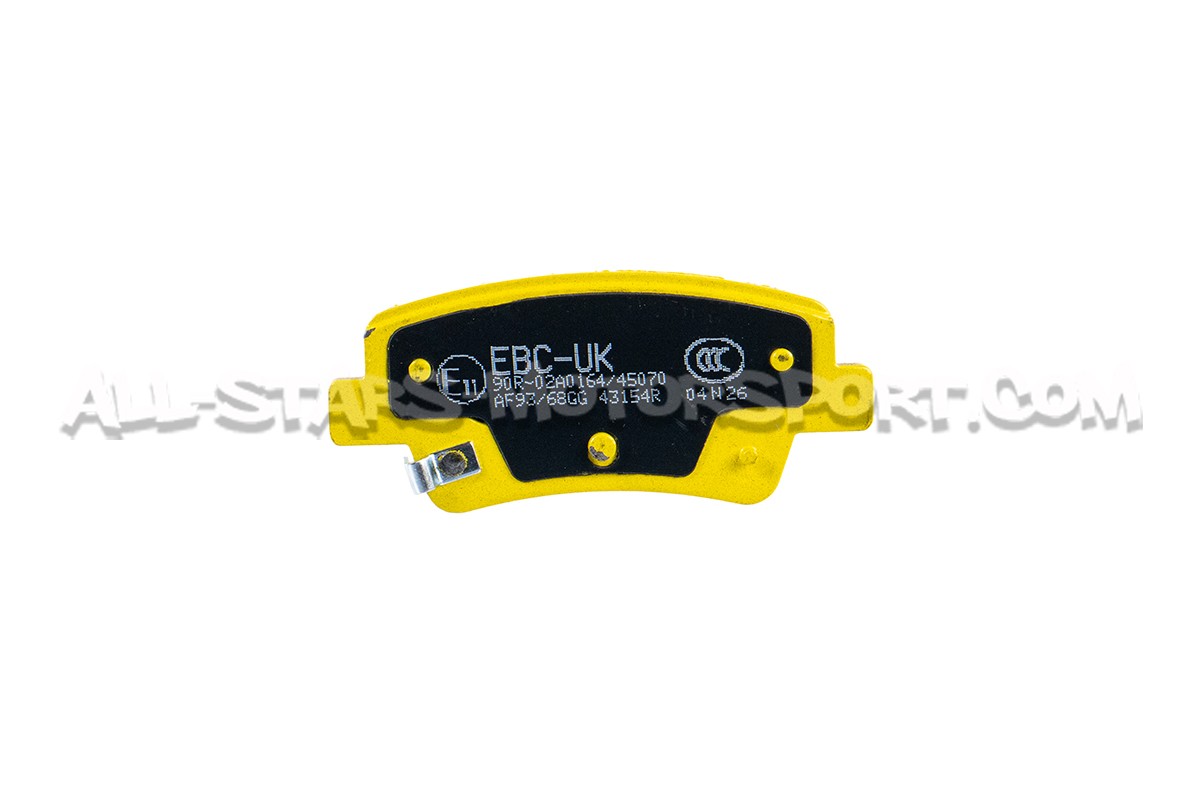 Hyundai I20 N EBC Yellow Stuff Rear Brake Pads