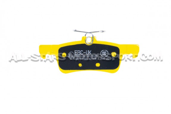 Plaquettes de frein arrieres EBC Yellow Stuff pour Ford Fiesta ST Mk8