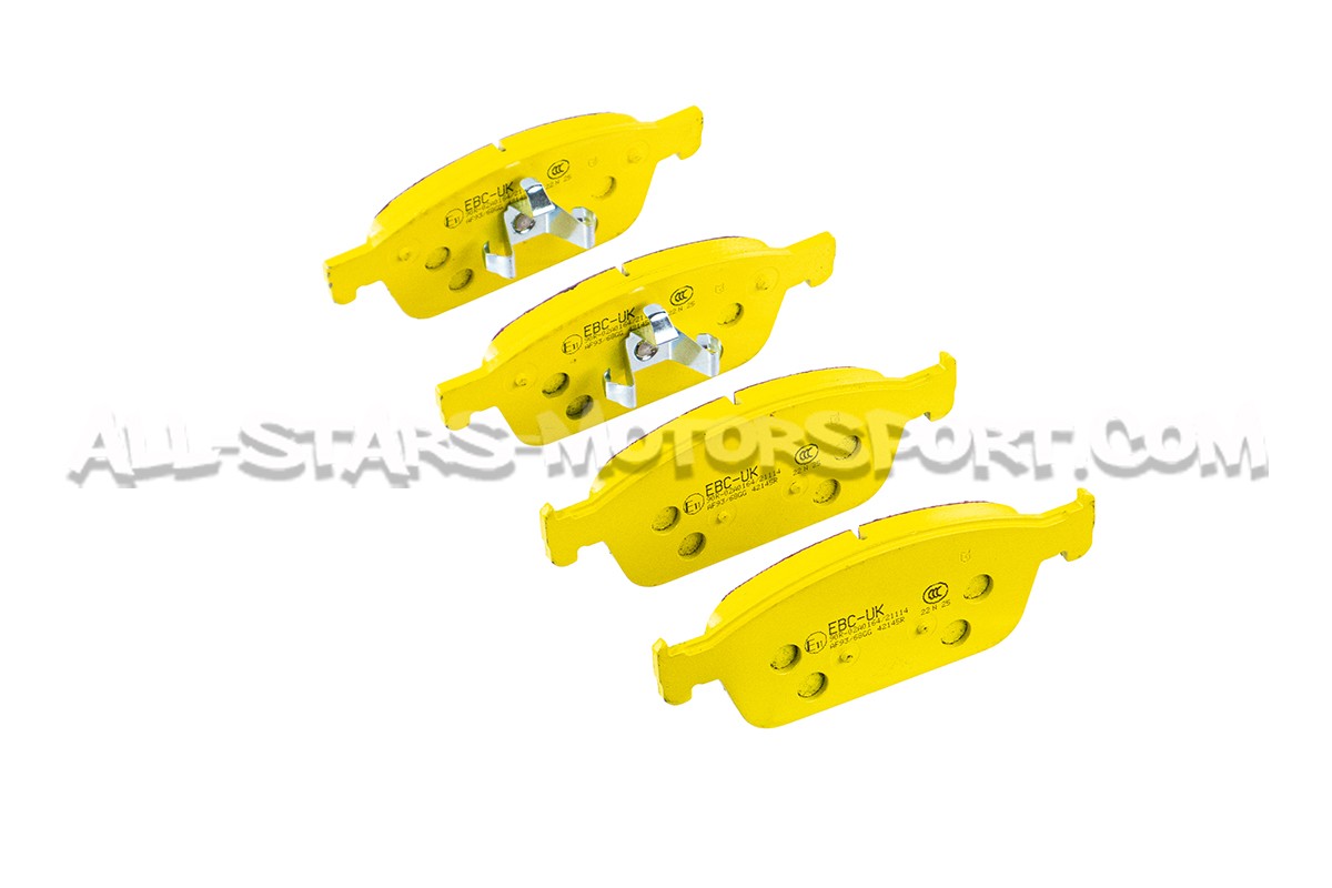 Pastillas de freno delanteras EBC Yellow Stuff para Ford Focus 3 ST