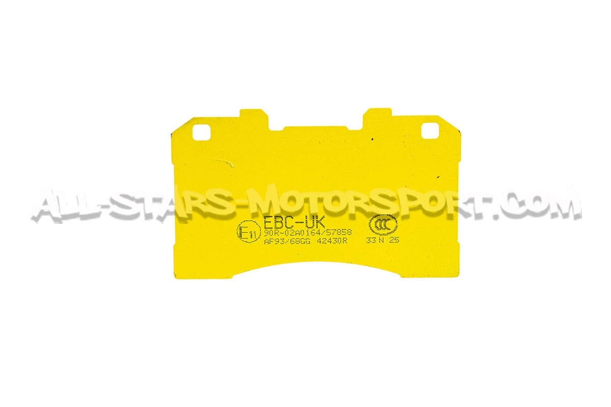 Pastillas de freno delanteras EBC Yellow Stuff para Toyota Yaris GR