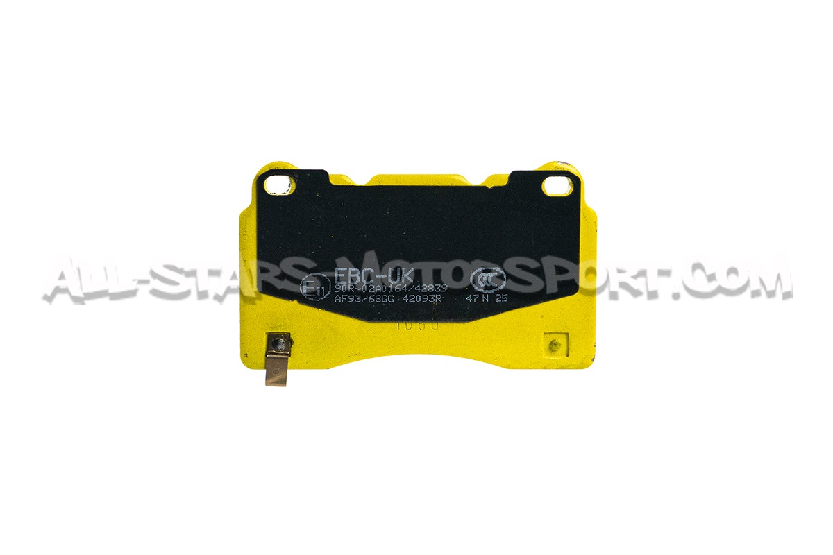 Pastillas de freno delanteras EBC Yellow Stuff para Opel Astra J OPC