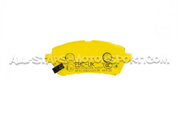 Plaquettes de frein avants EBC Yellow Stuff pour Suzuki Swift Sport...