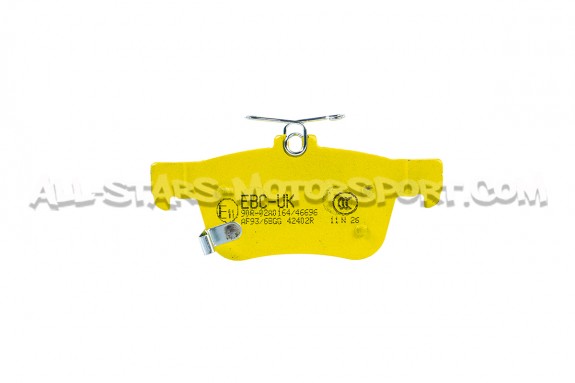 Plaquettes de frein arrieres EBC Yellow Stuff pour Honda Civic Type...
