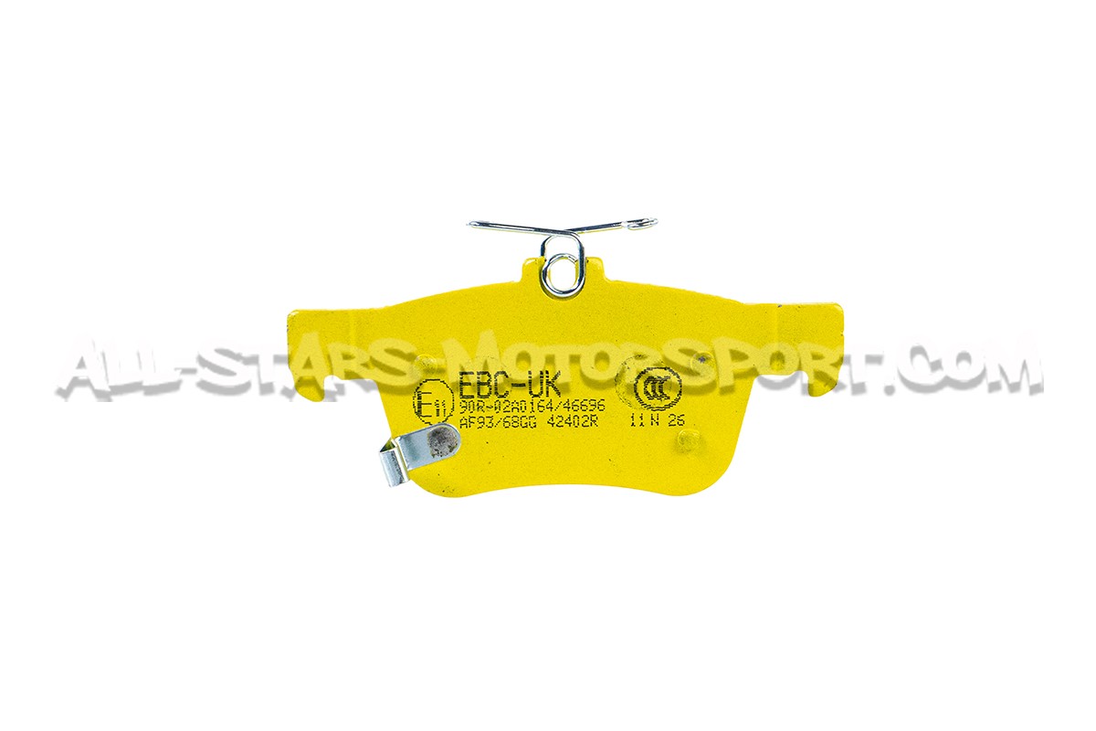Pastillas de freno traseras EBC Yellow Stuff para Honda Civic Type ...