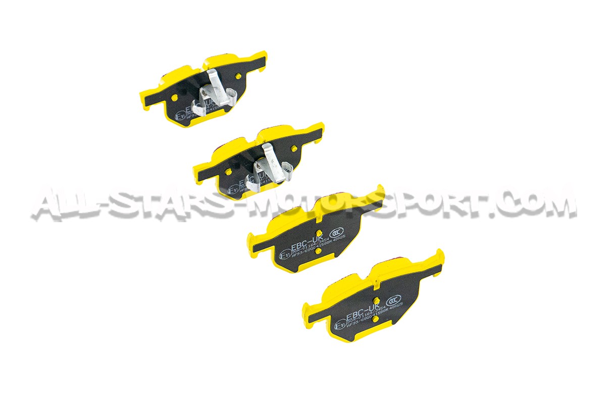 Plaquettes de frein arrieres EBC Yellow Stuff pour BMW 335i E9x