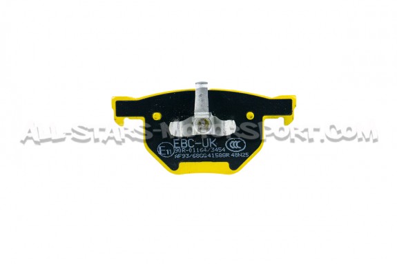 Pastillas de freno traseras EBC Yellow Stuff para BMW 335i E9x