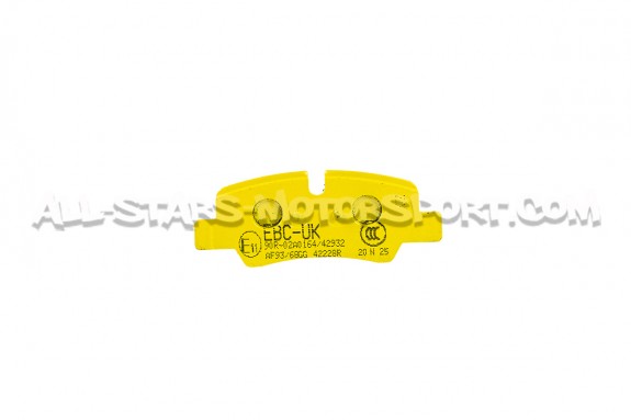 Plaquettes de frein arrieres EBC Yellow Stuff pour Mini Cooper S / ...