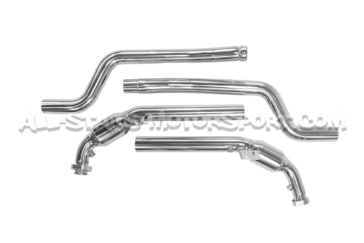 Downpipes avec cata sport Armytrix pour Mercedes C63 AMG W204