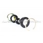 Silentblocs arrières réglables Powerflex pour bras de suspension inférieurs avants de Toyota Yaris GR