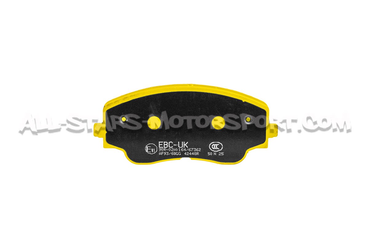 Plaquettes de frein avants EBC Yellow Stuff pour Audi S3 8Y / Golf ...