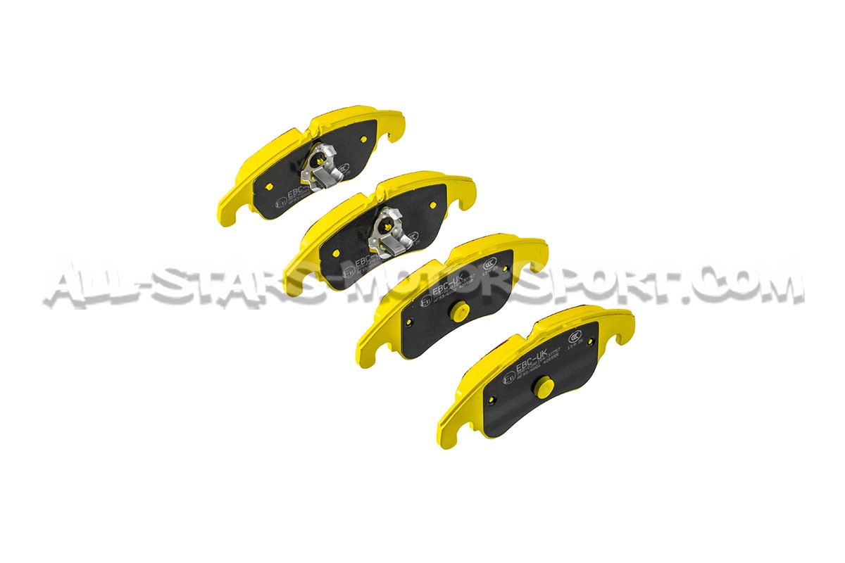 Plaquettes de frein avants EBC Yellow Stuff pour Ford Focus 2 RS